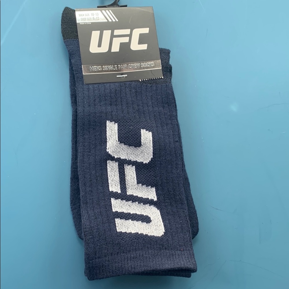 UFC Men's Navy Socks